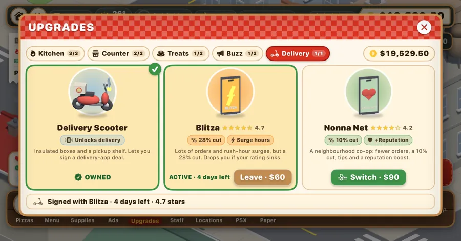Delivery upgrades: the scooter, plus Blitza and Nonna Net delivery app deals to choose from